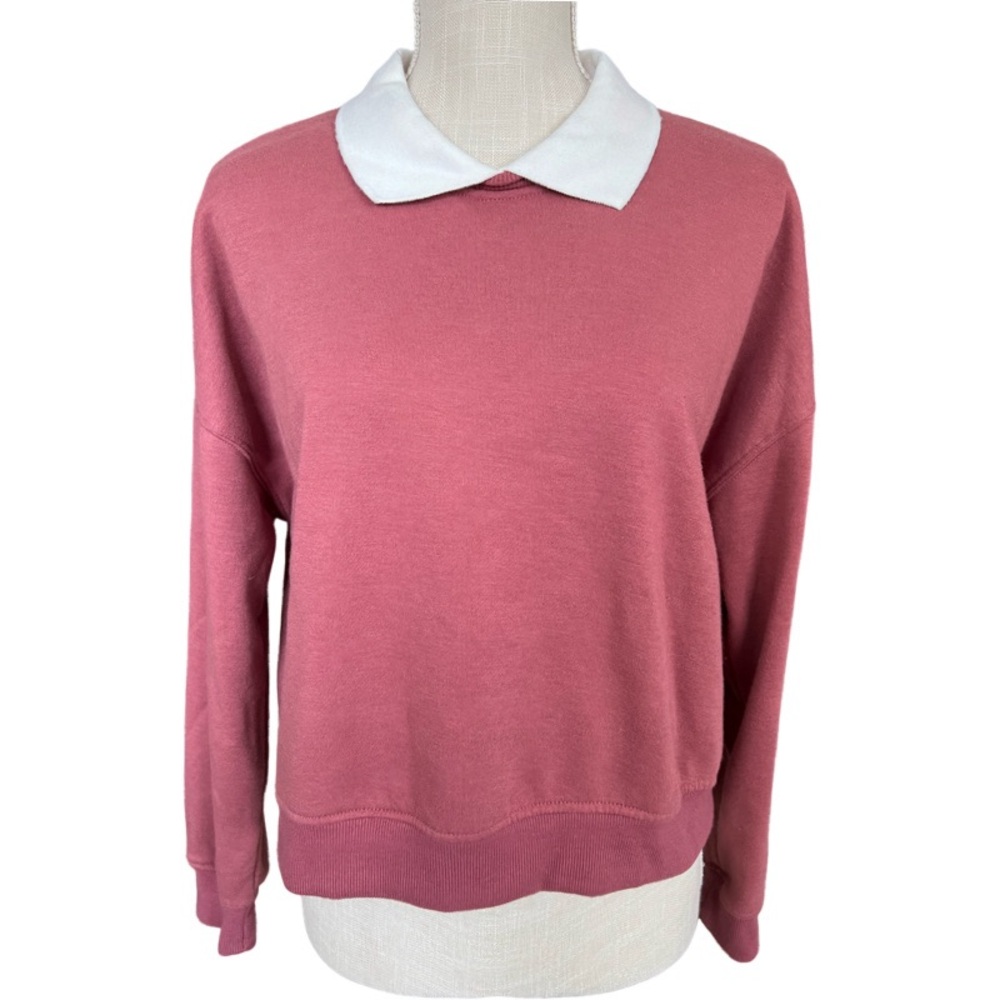 Hippie Rose - Juniors' Polo Sweatshirt - Size Medium